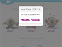 Tablet Screenshot of optivedryeyecrew.com